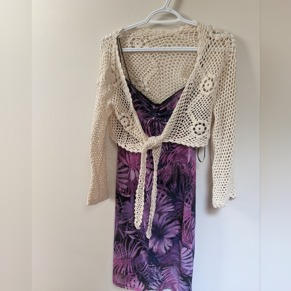 Vintage Y2K black and pink printed dress - Picture 8 of 8